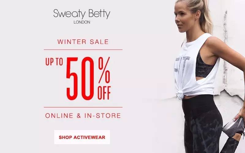 Bsport体育Sweaty Betty 伦敦精品女装运动品牌折扣来了(图1)